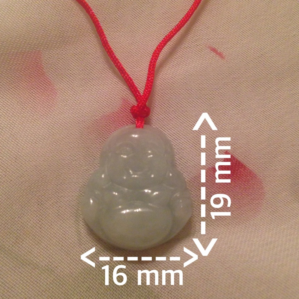 🌹This luck Buddha necklace is real jade, 🌹
